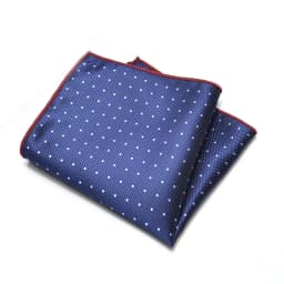 25cm Mens Classic Pocket Square Towel Polyester Paisley Striped Handkerchief Suit Shirt Accessories Wedding Party Navy Red Hanky
