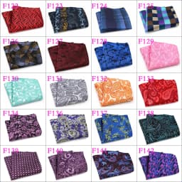 Wholesale Set 10 Piecess Men's Pocket Squares 10In Solid Floral Dots For Men Women Handkerchiefs Set Assorted From 300 Colors