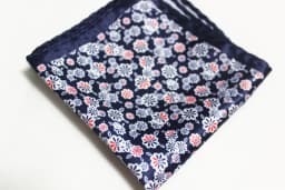 Women's Handkerchief for Paisley Artificial Silk Scarf Men's Pocket Towel Square Scarf Chest Towel for Wedding Flower Print