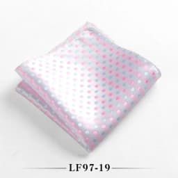 23cm Classic Polka Dot Men Pocket Square Formal Suit Handkerchief Groom Wedding Chest Scarf Black Red Blue Green Polyester Hanky
