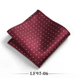 23cm Classic Polka Dot Men Pocket Square Formal Suit Handkerchief Groom Wedding Chest Scarf Black Red Blue Green Polyester Hanky