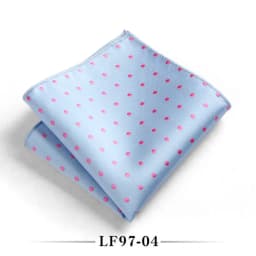 23cm Classic Polka Dot Men Pocket Square Formal Suit Handkerchief Groom Wedding Chest Scarf Black Red Blue Green Polyester Hanky