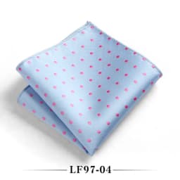 23cm Classic Polka Dot Men Pocket Square Formal Suit Handkerchief Groom Wedding Chest Scarf Black Red Blue Green Polyester Hanky
