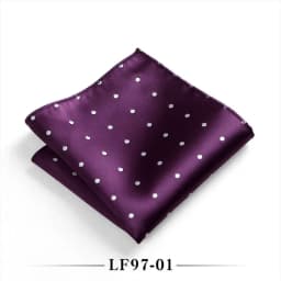 23cm Classic Polka Dot Men Pocket Square Formal Suit Handkerchief Groom Wedding Chest Scarf Black Red Blue Green Polyester Hanky