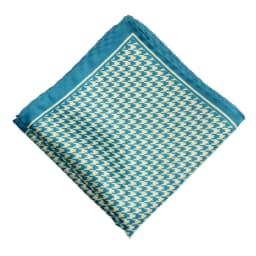 Men's Handkerchief for Paisley Artificial Silk Scarf For Man Dot Pocket Towel Square Scarf Chest Towel for Wedding Flower Print