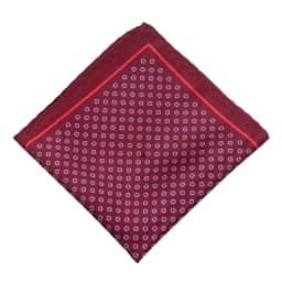 Men's Handkerchief for Paisley Artificial Silk Scarf For Man Dot Pocket Towel Square Scarf Chest Towel for Wedding Flower Print