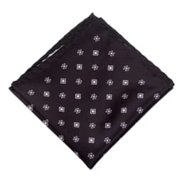 Men's Handkerchief for Paisley Artificial Silk Scarf For Man Dot Pocket Towel Square Scarf Chest Towel for Wedding Flower Print