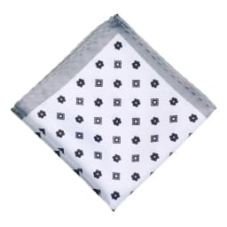 Men's Handkerchief for Paisley Artificial Silk Scarf For Man Dot Pocket Towel Square Scarf Chest Towel for Wedding Flower Print