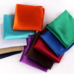 Satin Handkerchief For Men Candy Color Mens Suits Pocket Square Business Chest Towel Hanky Suit Napkin Solid Blue Red Hankies
