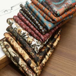 2025 New Floral Printed Pocket Square For Men Formal Silky Soft Handkerchief Wedding Suit Accessories Fashion Brown Yellow Hanky