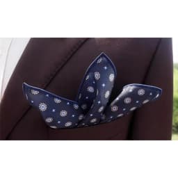 2025 New Floral Printed Pocket Square For Men Formal Silky Soft Handkerchief Wedding Suit Accessories Fashion Brown Yellow Hanky