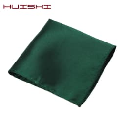 HUISHI Solid Handkerchief Vintage Fashion Party Pocket Hanky For Suit Men's Handkerchief Groomsmen Pocket Square Hanker