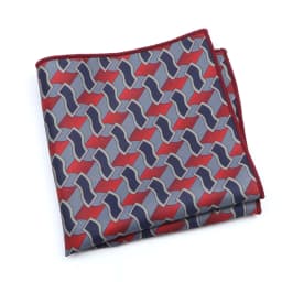Vintage Fashion Hankerchief Scarves For Man Hankies Men's Pocket Square Handkerchiefs Printing Striped Plaid Snot Rag 26*26cm