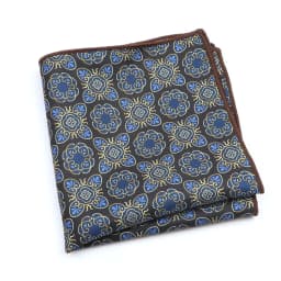 Vintage Fashion Hankerchief Scarves For Man Hankies Men's Pocket Square Handkerchiefs Printing Striped Plaid Snot Rag 26*26cm