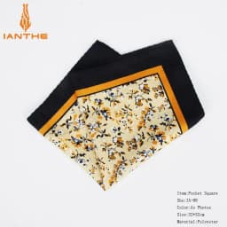 New Fashion Men Handkerchief Pocket Square Popular 32 X 32CM Large Man Paisley Dot Chest Hankies For Wedding Men's Suits Hanky