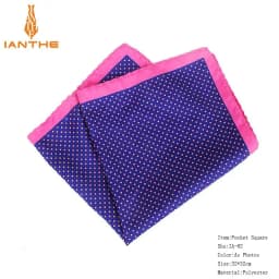 New Fashion Men Handkerchief Pocket Square Popular 32 X 32CM Large Man Paisley Dot Chest Hankies For Wedding Men's Suits Hanky