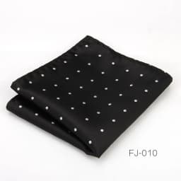 Fashion Polka Dot Paisley Mens Pocket Square Polyester Woven Navy Handkerchief Formal Dress Business Scarf Suit Tie Accessories
