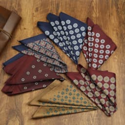 French New Oversized 27cm Mens Red Pocket Square Floral Paisley Print Handkerchief Wedding Party Tuxedo Accessories Groom Hanky