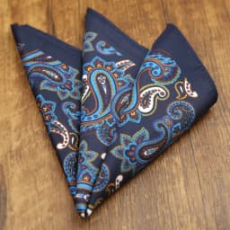 French New Oversized 27cm Mens Red Pocket Square Floral Paisley Print Handkerchief Wedding Party Tuxedo Accessories Groom Hanky