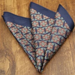 French New Oversized 27cm Mens Red Pocket Square Floral Paisley Print Handkerchief Wedding Party Tuxedo Accessories Groom Hanky