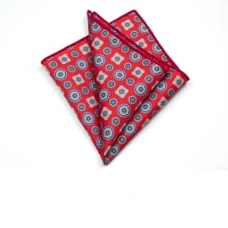 27cm Retro British Style Brown Pocket Square Animal Flower Printed Polyester Handkerchief For Men Towel Formal Suit Tuxedo Hanky