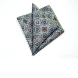 27cm Retro British Style Brown Pocket Square Animal Flower Printed Polyester Handkerchief For Men Towel Formal Suit Tuxedo Hanky