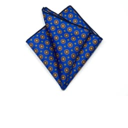 27cm Retro British Style Brown Pocket Square Animal Flower Printed Polyester Handkerchief For Men Towel Formal Suit Tuxedo Hanky