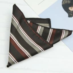 23cm Pocket Square Suit Dress Chest Scarf Men's Business Formal British Korean Style Light Gold Brown Color Handkerchief Hanky