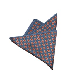 23*23CM Luxury Men's Handkerchief Flower Striped Floral Hankies Polyester Hanky Business red Pocket Square Chest Towel Wedding