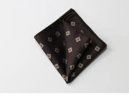 Brown Color Pocket Square For Men Adult Striped Paisley Floral Handkerchief Formal Dress Suit Accessory Navy Solid Hanky Cravat