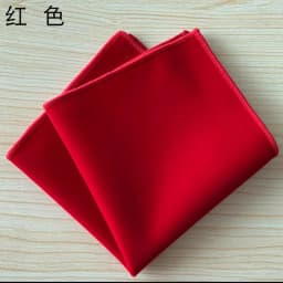 24cm New Fashion Velvet Solid Color Pocket Square For Men Elegant Black Red Brown Handkerchief Wedding Tuxedo Suit Accessories