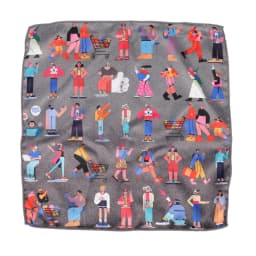 29cm Pocket Square For Men Women Floral Print Suits Kerchief Men's Handkerchiefs Soft Square Handkerchief Towels Scarves Hankies