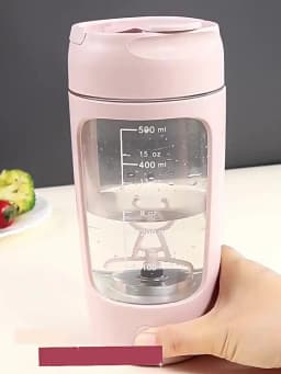 500ML Electric Protein Powder Mixing Cup Automatic Shaker Bottle Mixer Shake Bottle Milk Coffee Blender Kettle fro Gym outdoor