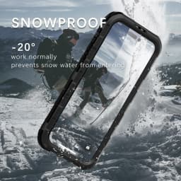 IP68 Waterproof Metal Phone Case For iPhone 16 15 14 Plus 14 Pro Max Diving Swim Full Protect Cover MagSafe Wireless Charging