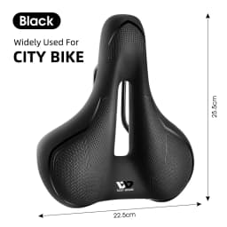 WEST BIKING Bicycle Saddle MTB Road Bike Hollow Breathable Seat Cushion Waterproof Soft Shock Absorption Cycling Saddle Parts