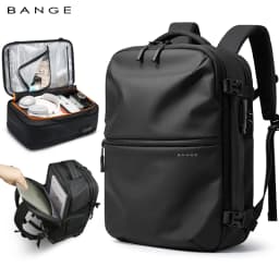 BANGE Anti-Theft Cabin Bag Wet And Dry Separation Travel Backpack for Men Women Hand Luggage 15.6 inch Laptop Backpacks for Male