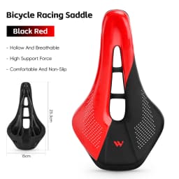 WEST BIKING Thickened Bike Saddle Dual Shock Balls Comfort Hollow Non-Slip Soft Cushion For MTB Road Bike Cycling Accessories