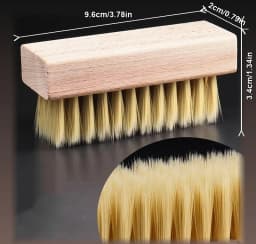 Handle Details Polishing And Cleaning Brush Horse Hair Wood Brush Leather Shoe Care And Cleaning Shoe Brush