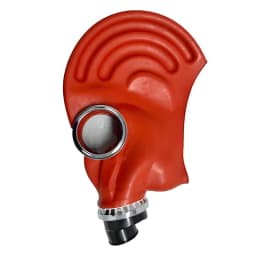 New Red Black Full Head Gas Mask Respirator Natural Rubber Ghost Mask Chemical Mask For Painting Spray Pesticide Halloween