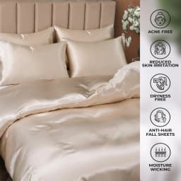 High End Mulberry Silk Duvet Cover Luxurious Double Sides 100% Silk Blanket Cover for Kids Adults 1 Piece Smooth Quilt Covers