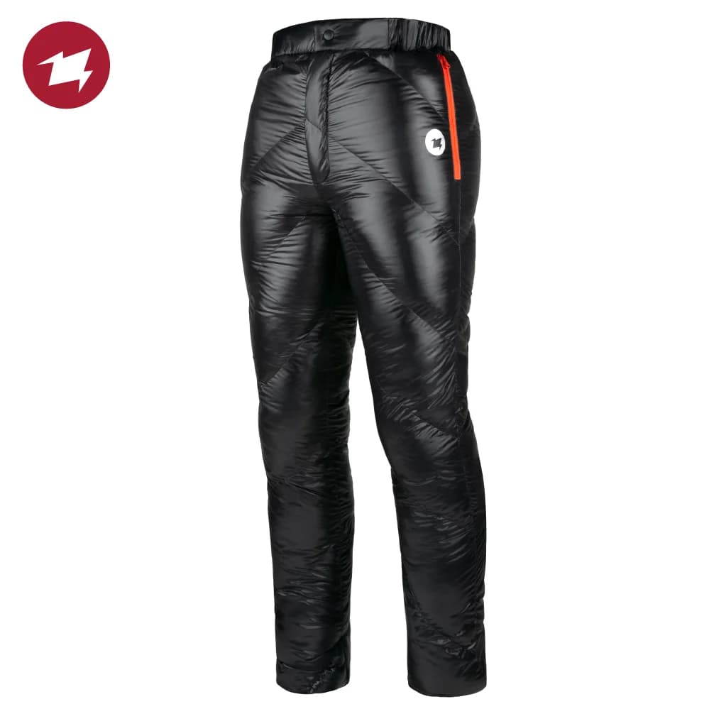 AEGISMAX Upgraded Men Outdoor Camping Hking Winter Warm Ultralight Goose Down Pants 800FP Waterproof Nylon Trousers Unisex
