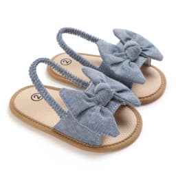 Infant Non-Slip First Walkers Footwear 0-18 Months Baby Girls Sweet Flowers Sandals Summer Soft Sole Flat Princess Dress Shoes