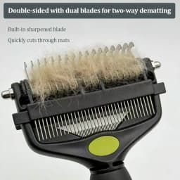 Dog Hair Removal Comb 3 in 1 Professional Dog Brush Pet Grooming Undercoat Rake Fur Knot Cutter Shedding Supplies for Puppy Cat