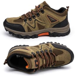 New Mens Hiking Shoes Breathable Lace Up Trekking Male Light Cushioning Outdoor Climbing Tourism Sneakers for Men Trekking Shoe