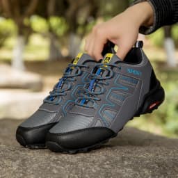 Men's Casual Shoes,Anti-Collision Toe Hiking Sports Shoes,Breathable And Non-Slip,All-terrain Camping Mountain Walking Shoes