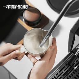 MHW-3BOMBER Milk Frother Jug 600ml Milk Frothing Pitcher Steaming Pitchers for Coffee/Cappuccino/Latte Art Coffee Accessories