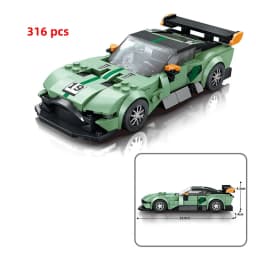Speed City Racing Car Building Blocks Sports Technical Car Racer Vehicle Supercar Moc Model Educational Brick Toys Gift
