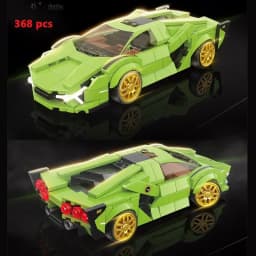 City Speed Sports Car Building Blocks Technique Car Carro Rennau Voiture Vehicle MOC Educational Construction Toys