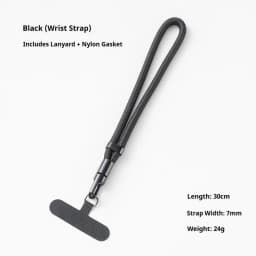 Adjustable Safety Anti-Lost Mobile Phone Lanyard Wrist Strap with Gasket Hanging Chain Durable Mobile Phone Case Accessory