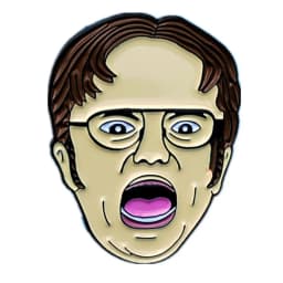 The Office US Enamel Pins Dunder Mifflin Metal Brooch Badge Fashion Jewellery Clothes Hat Backpack Accessory Gifts